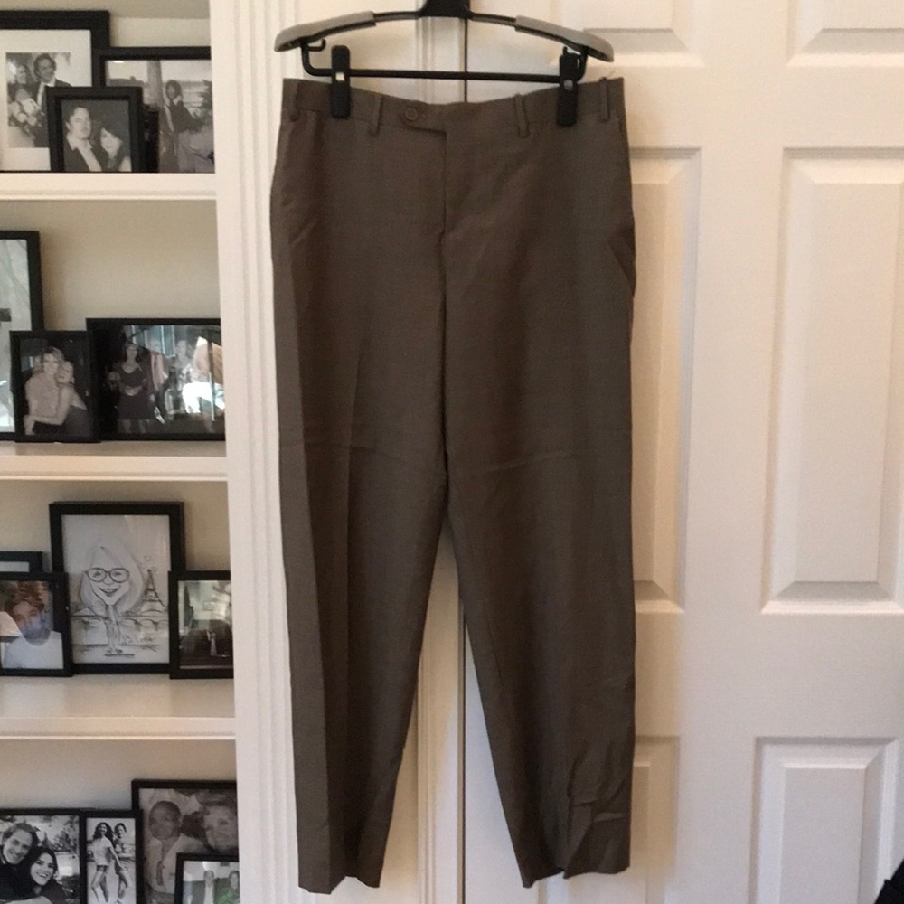 Canali Men's Tobacco color slacks